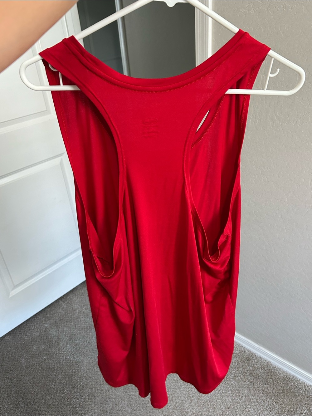 Athletic Works Bright Red Performance Racerback Tank - Picture 3 of 3